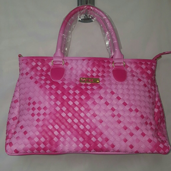 NNEE Medium Hand Woven Leather Tote Bag Satchel - Picture 1 of 6